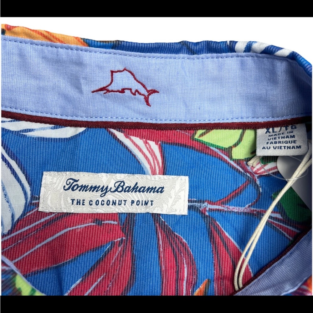 Tommy Bahama IslandZone Coconut Point Luau Camp Hawaiian Floral Shirt‎ XL - Picture 6 of 16